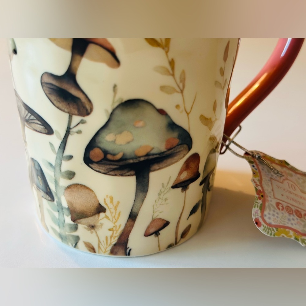 NEW! Strawberry Street Mushroom Mug NWT - Picture 9 of 11
